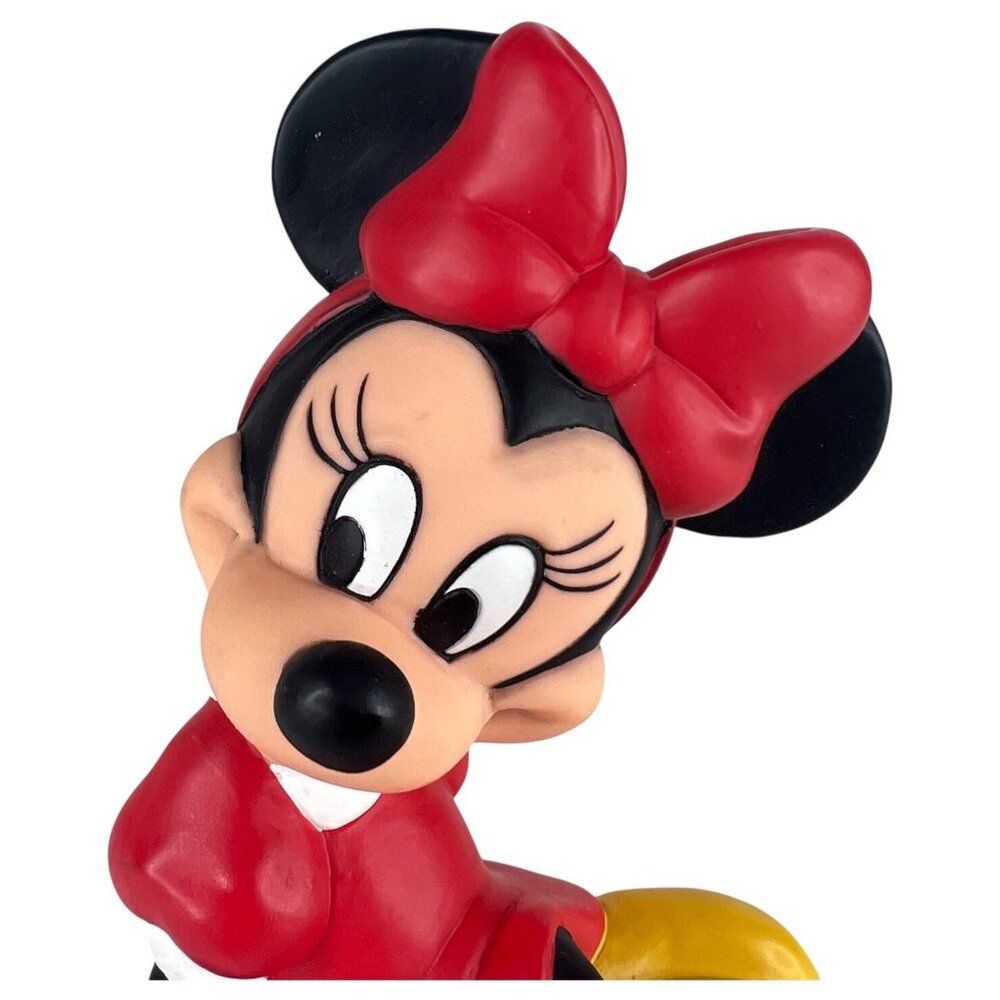 Vintage Minnie Mouse Figurine Coin Bank Walt Disney Collectible Piggy Bank Plug - Picture 9 of 10